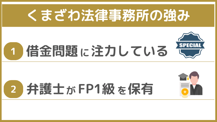 くまざわ法律事務所の強み