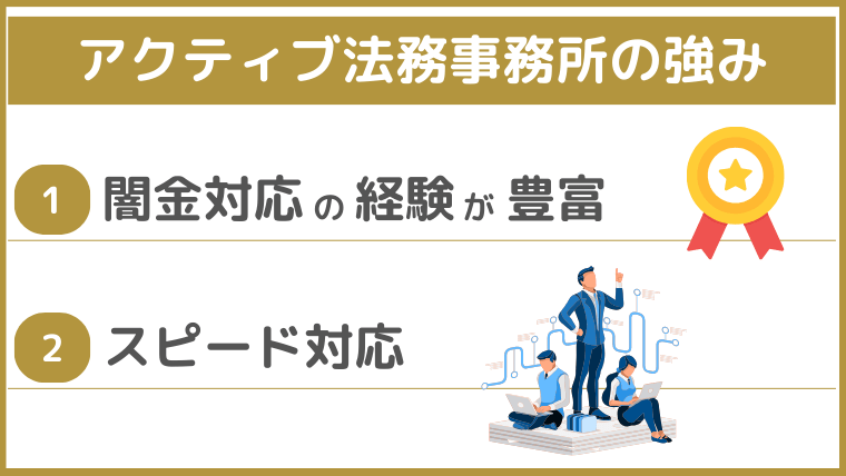 アクティブ法務事務所の強み