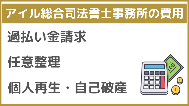 アイル総合司法書士事務所の費用