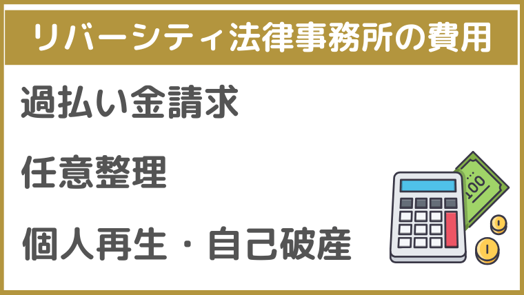 リバーシティ法律事務所の費用