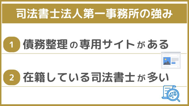 司法書士法人第一事務所の強み