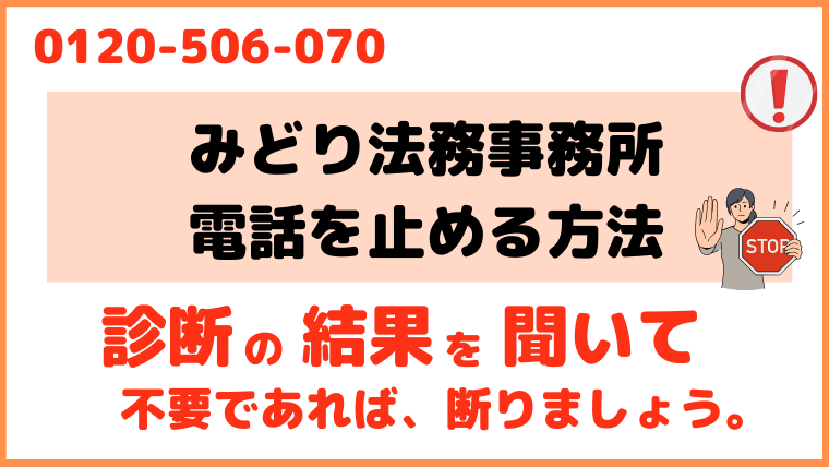 0120506070からの電話を止める方法