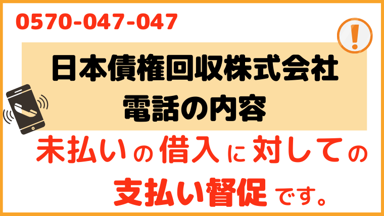 0570047047の電話の内容は？