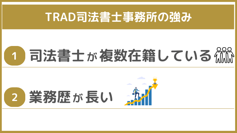 TRAD司法書士事務所の強み