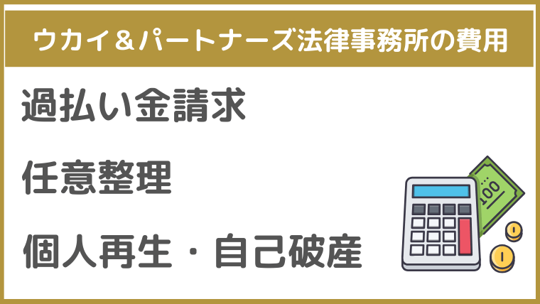 ウカイ＆パートナーズ法律事務所の費用