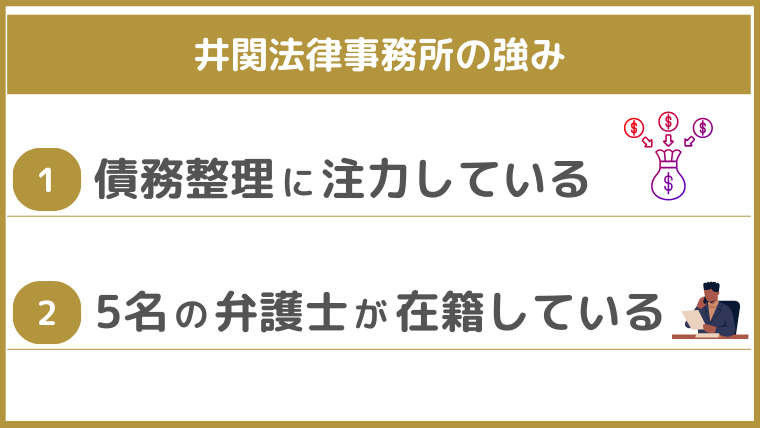 井関法律事務所の強み