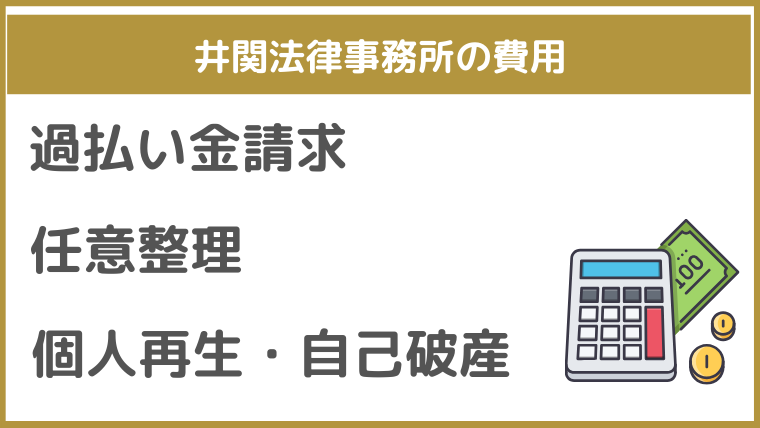 井関法律事務所の費用