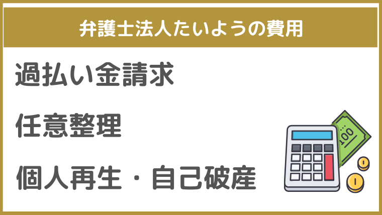 弁護士法人たいようの費用