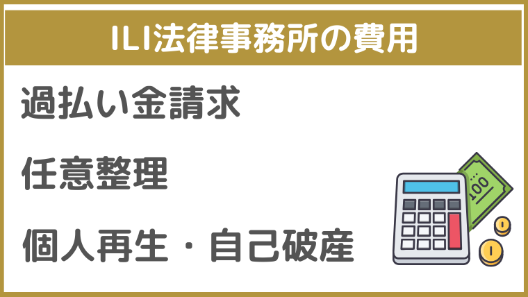 ILI法律事務所の債務整理の費用