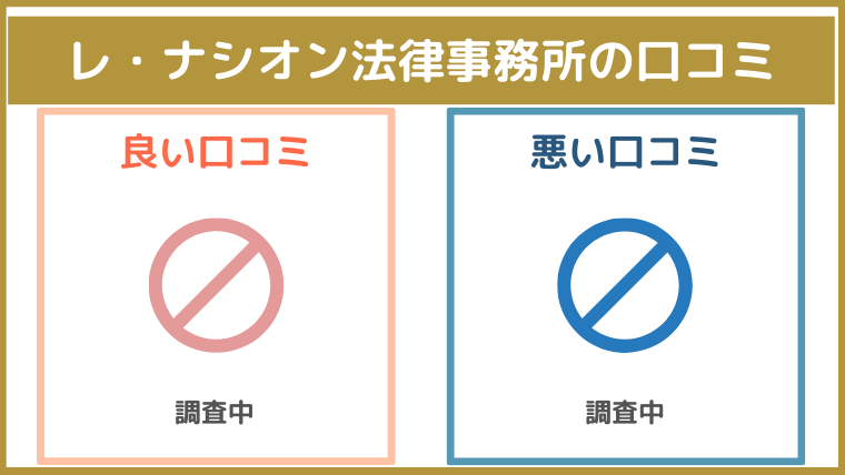 レ・ナシオン法律事務所の評判・口コミ・レビュー