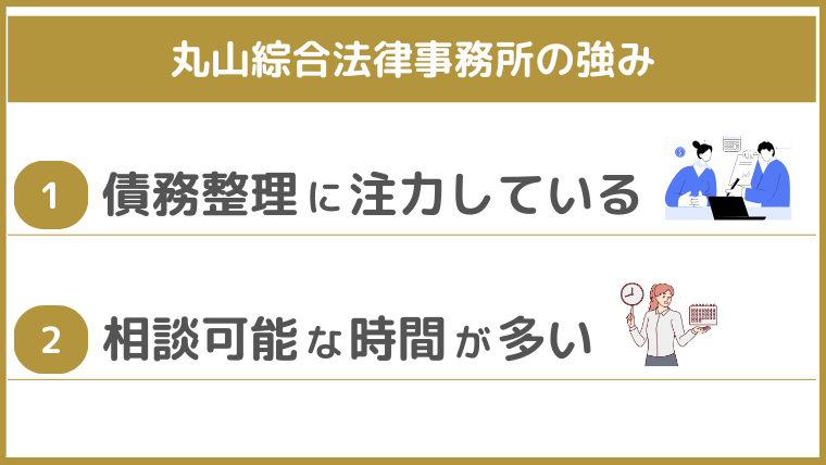 丸山綜合法律事務所の強み