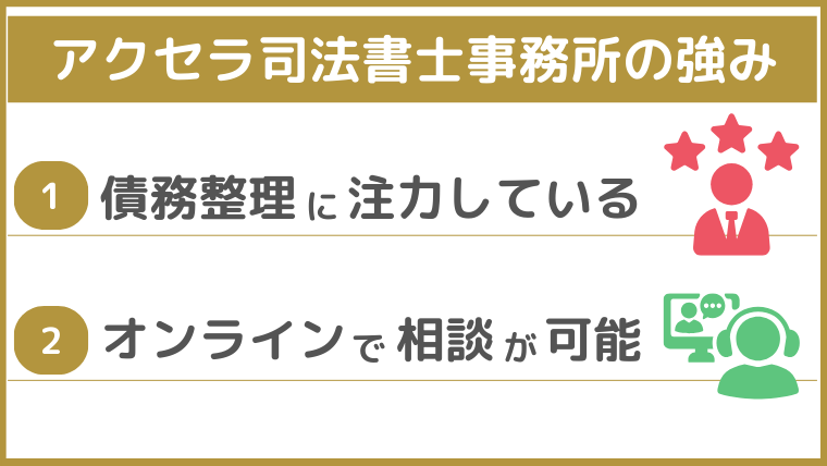 アクセラ司法書士事務所の強み