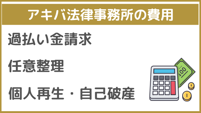 アキバ法律事務所の費用