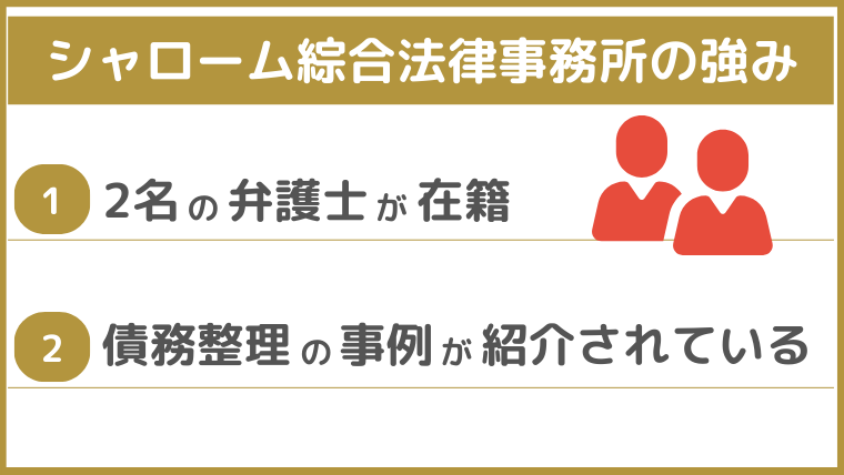 シャローム綜合法律事務所の強み