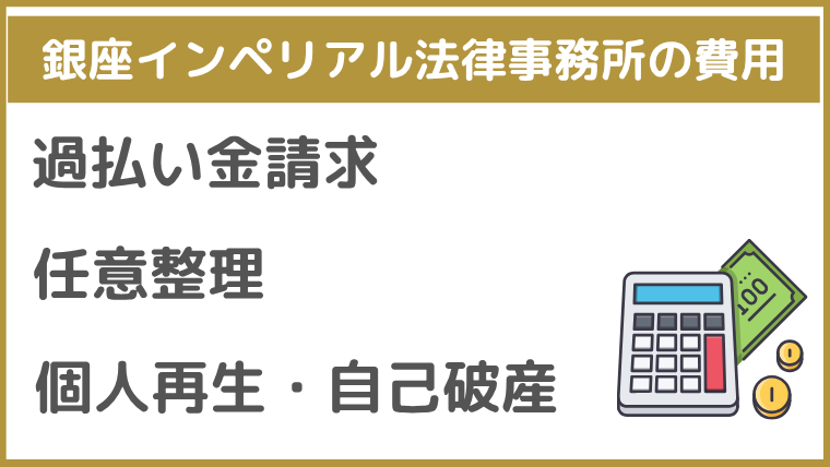 銀座インペリアル法律事務所の費用