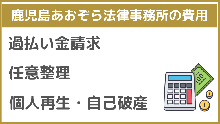 鹿児島あおぞら法律事務所の費用