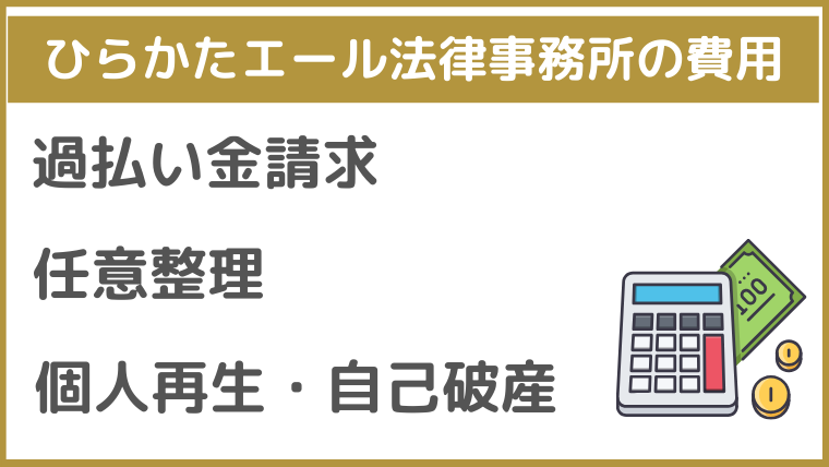 ひらかたエール法律事務所の費用