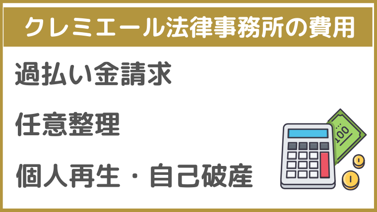 クレミエール法律事務所の費用