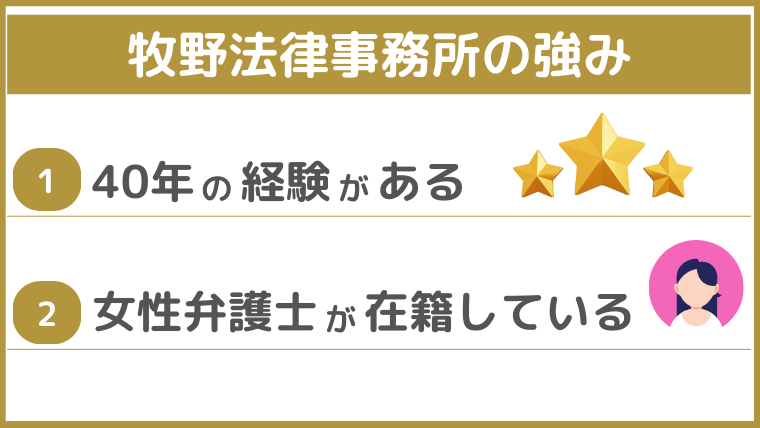 牧野法律事務所の強み