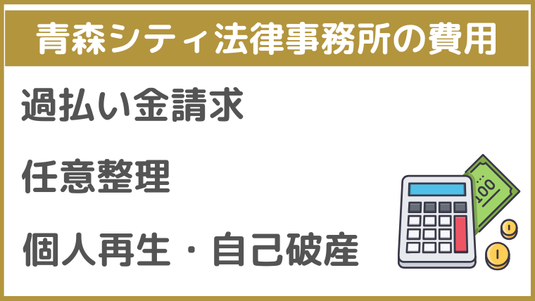青森シティ法律事務所の費用