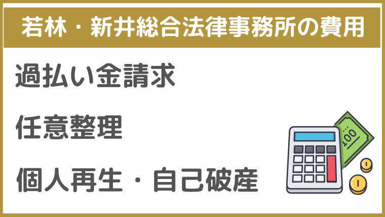若林・新井総合法律事務所の費用
