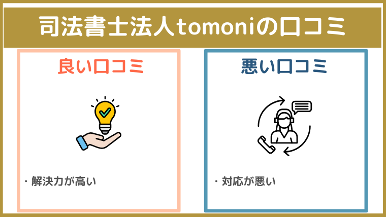 司法書士法人tomoniの評判・口コミ・レビュー