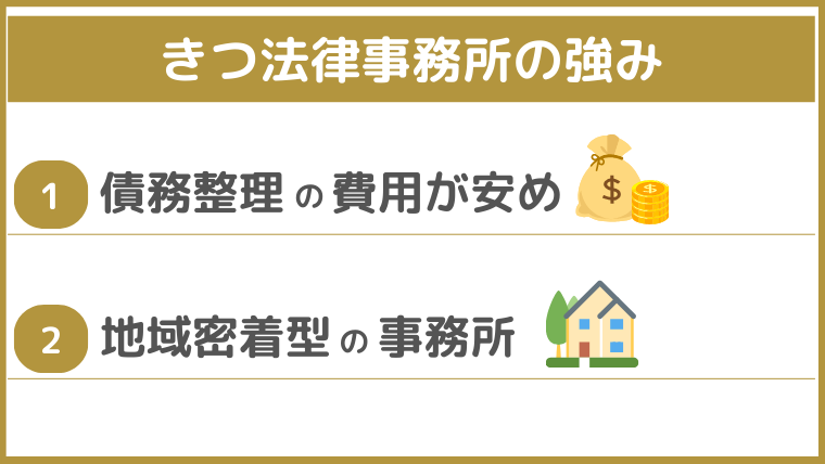 きつ法律事務所の強み
