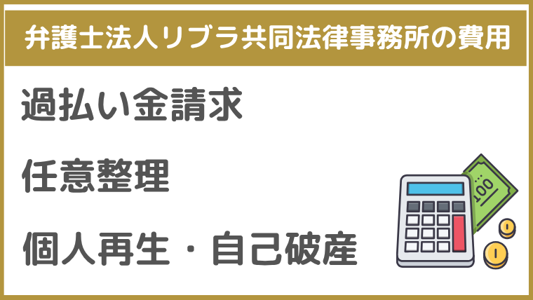 弁護士法人リブラ共同法律事務所の費用