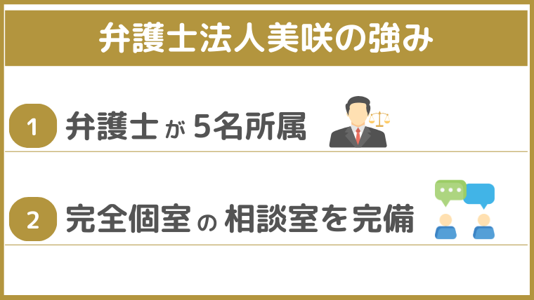 弁護士法人美咲の強み