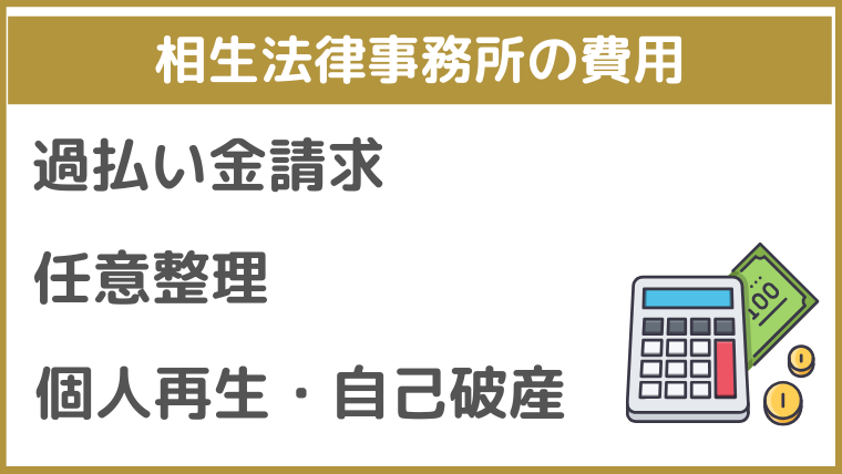 相生法律事務所の費用