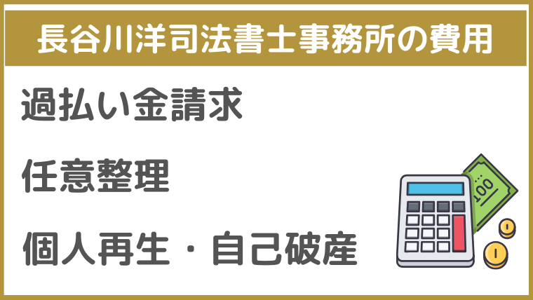 長谷川洋司法書士事務所の費用