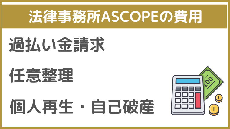 法律事務所ASCOPEの費用