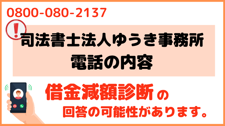 08000802137からの電話の内容